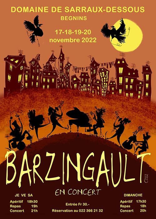 Affiche Barzingault au Domaine de Sarraux-Dessous